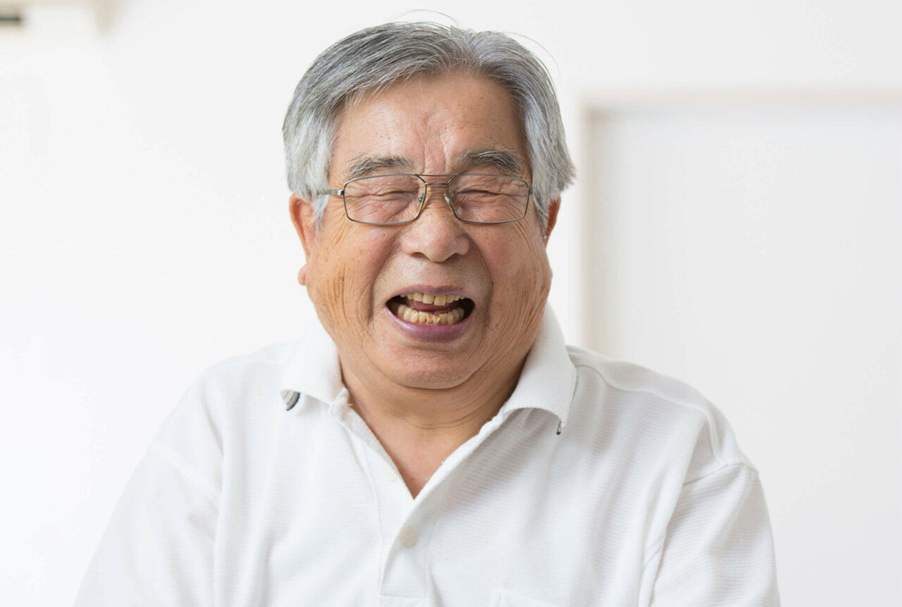 A senior enjoying outdoor life at SarahCare