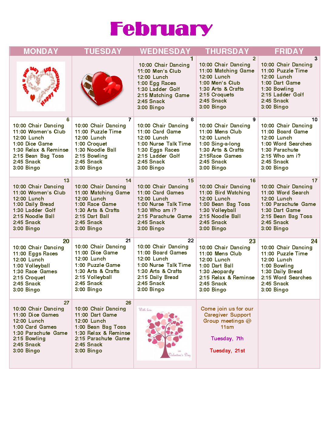 SarahCare Activities_March